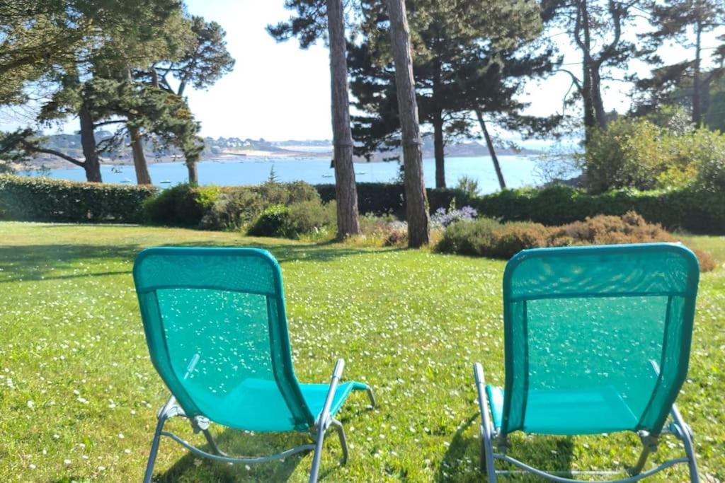 Villa 10P, Exposition Sud, La Plage De Sable Au Bout Du Jardin サン・ブリアック・シュル・メール エクステリア 写真